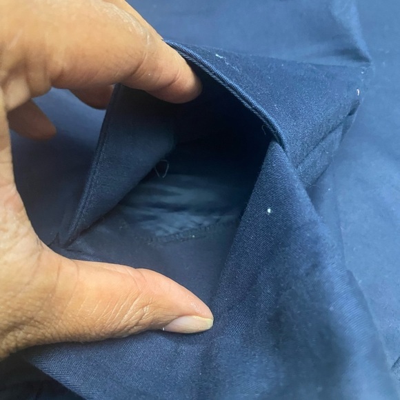 Vanheusen Slim Fit Stretch Navy Blue Business Casual Jeans Size 12 Mid Rise - Picture 9 of 9